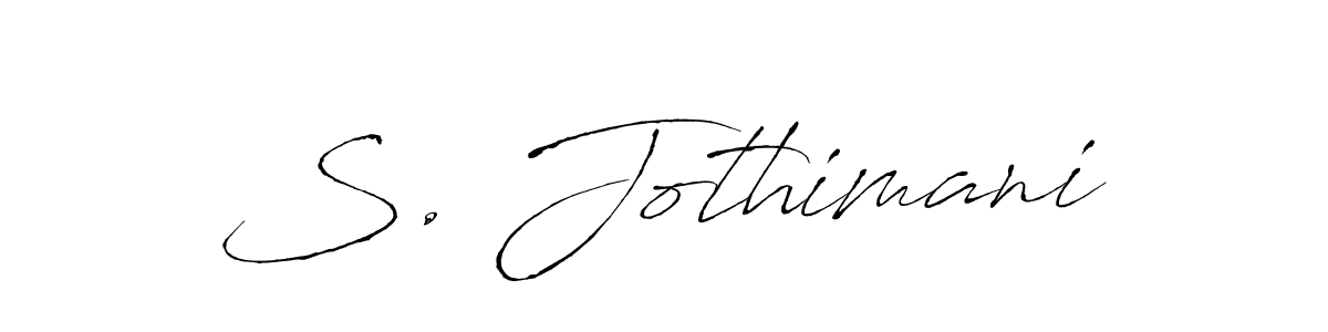 Similarly Antro_Vectra is the best handwritten signature design. Signature creator online .You can use it as an online autograph creator for name S. Jothimani. S. Jothimani signature style 6 images and pictures png