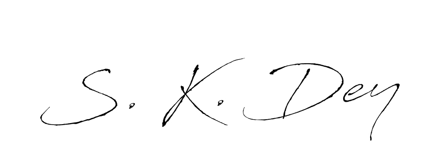 You can use this online signature creator to create a handwritten signature for the name S. K. Dey. This is the best online autograph maker. S. K. Dey signature style 6 images and pictures png