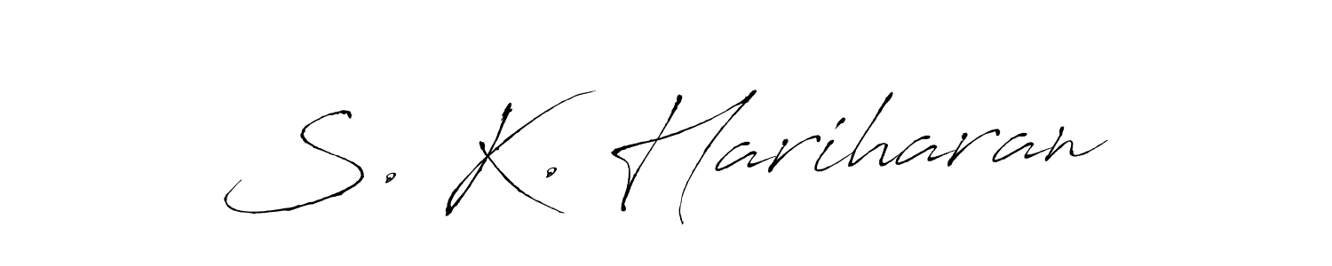 How to Draw S. K. Hariharan signature style? Antro_Vectra is a latest design signature styles for name S. K. Hariharan. S. K. Hariharan signature style 6 images and pictures png