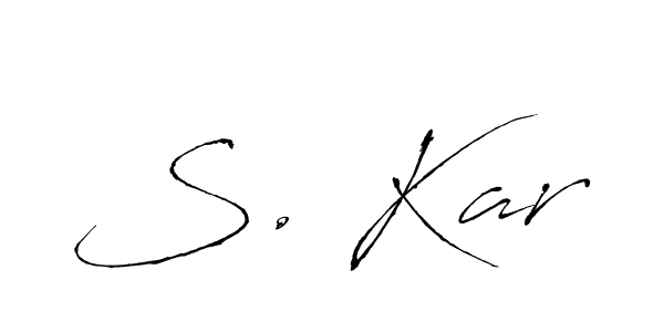 Also we have S. Kar name is the best signature style. Create professional handwritten signature collection using Antro_Vectra autograph style. S. Kar signature style 6 images and pictures png