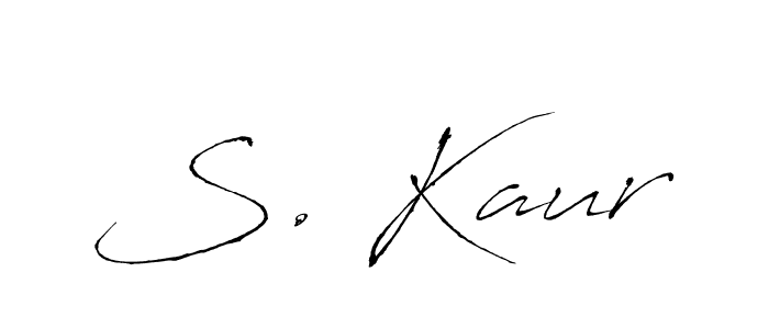 You can use this online signature creator to create a handwritten signature for the name S. Kaur. This is the best online autograph maker. S. Kaur signature style 6 images and pictures png