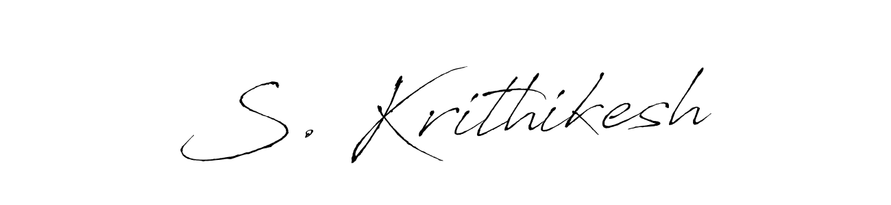 Check out images of Autograph of S. Krithikesh name. Actor S. Krithikesh Signature Style. Antro_Vectra is a professional sign style online. S. Krithikesh signature style 6 images and pictures png
