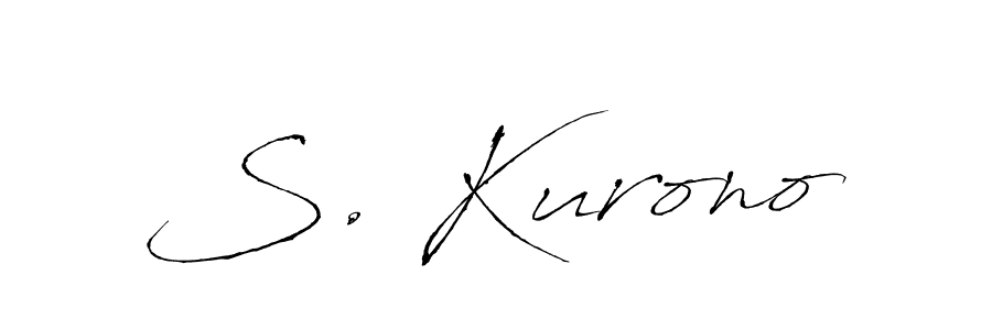 It looks lik you need a new signature style for name S. Kurono. Design unique handwritten (Antro_Vectra) signature with our free signature maker in just a few clicks. S. Kurono signature style 6 images and pictures png