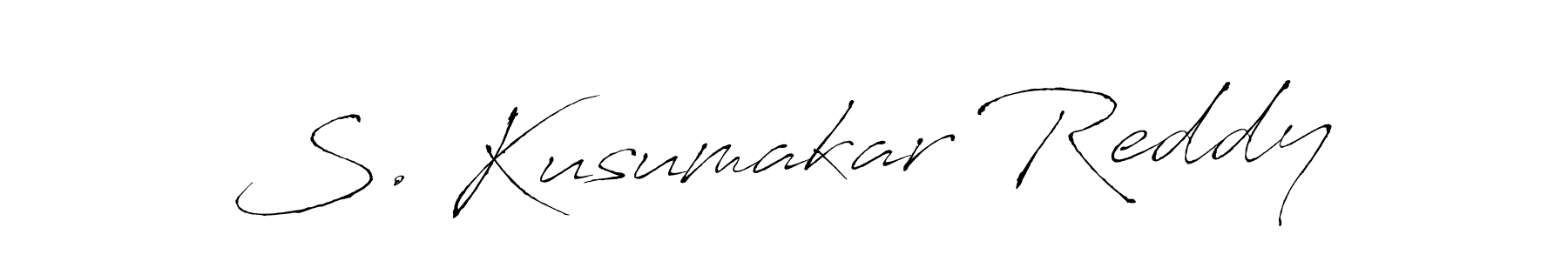 It looks lik you need a new signature style for name S. Kusumakar Reddy. Design unique handwritten (Antro_Vectra) signature with our free signature maker in just a few clicks. S. Kusumakar Reddy signature style 6 images and pictures png