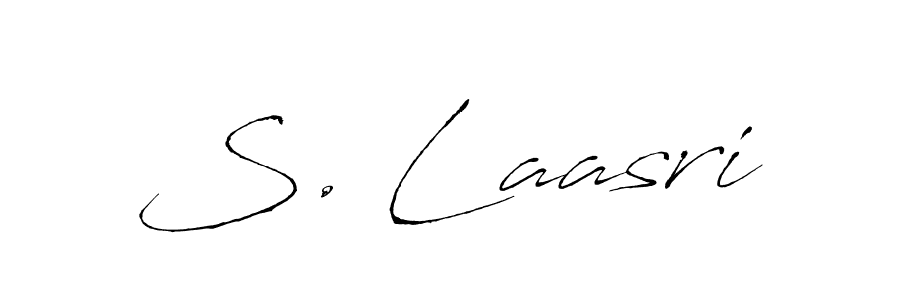 Also we have S. Laasri name is the best signature style. Create professional handwritten signature collection using Antro_Vectra autograph style. S. Laasri signature style 6 images and pictures png