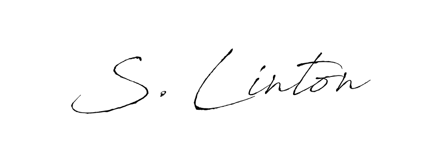 Also You can easily find your signature by using the search form. We will create S. Linton name handwritten signature images for you free of cost using Antro_Vectra sign style. S. Linton signature style 6 images and pictures png