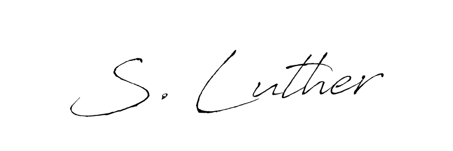 Also You can easily find your signature by using the search form. We will create S. Luther name handwritten signature images for you free of cost using Antro_Vectra sign style. S. Luther signature style 6 images and pictures png
