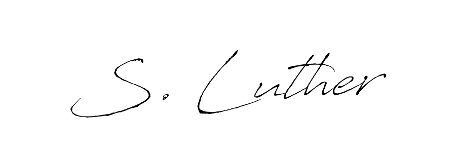 Once you've used our free online signature maker to create your best signature Antro_Vectra style, it's time to enjoy all of the benefits that S. Luther name signing documents. S. Luther signature style 6 images and pictures png