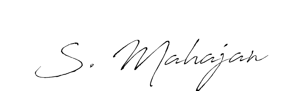 It looks lik you need a new signature style for name S. Mahajan. Design unique handwritten (Antro_Vectra) signature with our free signature maker in just a few clicks. S. Mahajan signature style 6 images and pictures png