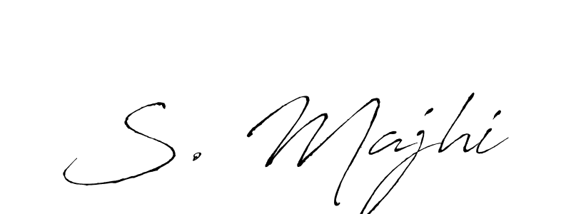 How to make S. Majhi signature? Antro_Vectra is a professional autograph style. Create handwritten signature for S. Majhi name. S. Majhi signature style 6 images and pictures png