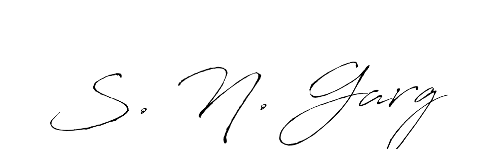 Similarly Antro_Vectra is the best handwritten signature design. Signature creator online .You can use it as an online autograph creator for name S. N. Garg. S. N. Garg signature style 6 images and pictures png