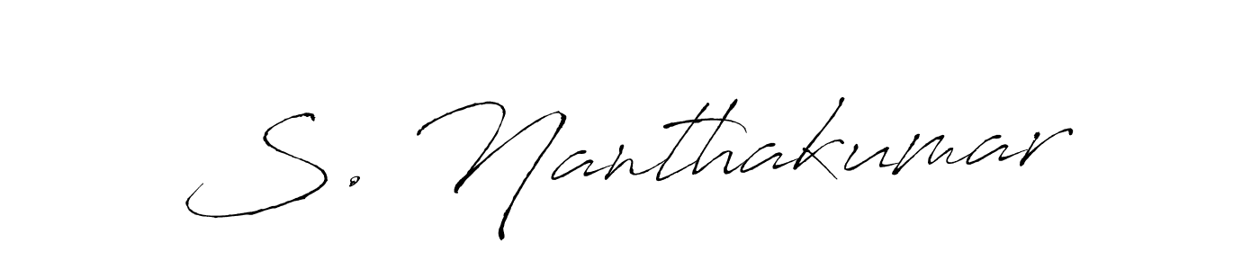 How to Draw S. Nanthakumar signature style? Antro_Vectra is a latest design signature styles for name S. Nanthakumar. S. Nanthakumar signature style 6 images and pictures png