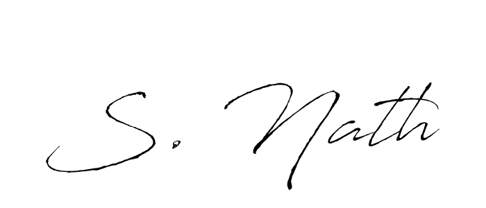 Similarly Antro_Vectra is the best handwritten signature design. Signature creator online .You can use it as an online autograph creator for name S. Nath. S. Nath signature style 6 images and pictures png