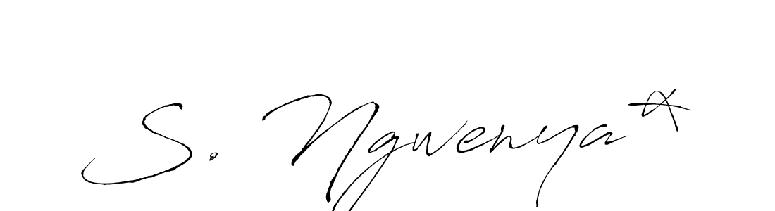 Make a short S. Ngwenya* signature style. Manage your documents anywhere anytime using Antro_Vectra. Create and add eSignatures, submit forms, share and send files easily. S. Ngwenya* signature style 6 images and pictures png