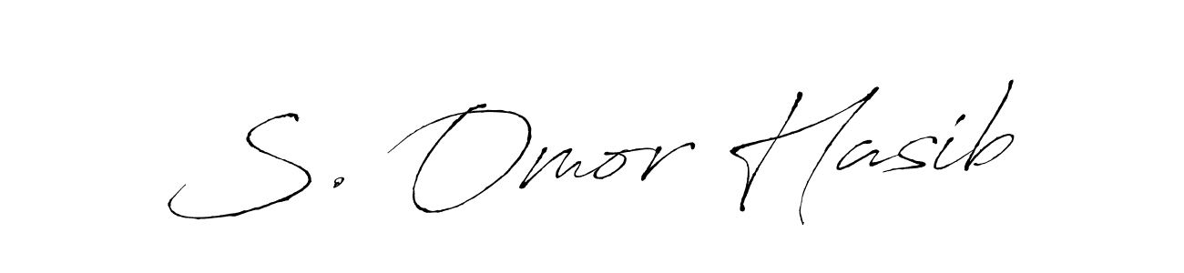 The best way (Antro_Vectra) to make a short signature is to pick only two or three words in your name. The name S. Omor Hasib include a total of six letters. For converting this name. S. Omor Hasib signature style 6 images and pictures png