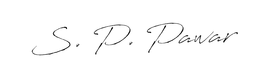 S. P. Pawar stylish signature style. Best Handwritten Sign (Antro_Vectra) for my name. Handwritten Signature Collection Ideas for my name S. P. Pawar. S. P. Pawar signature style 6 images and pictures png