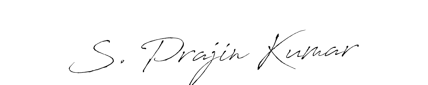 Make a beautiful signature design for name S. Prajin Kumar. Use this online signature maker to create a handwritten signature for free. S. Prajin Kumar signature style 6 images and pictures png