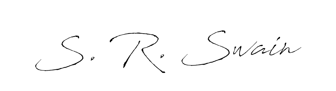 Also You can easily find your signature by using the search form. We will create S. R. Swain name handwritten signature images for you free of cost using Antro_Vectra sign style. S. R. Swain signature style 6 images and pictures png