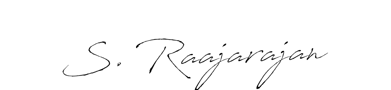 Also You can easily find your signature by using the search form. We will create S. Raajarajan name handwritten signature images for you free of cost using Antro_Vectra sign style. S. Raajarajan signature style 6 images and pictures png