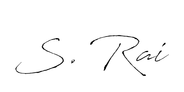 The best way (Antro_Vectra) to make a short signature is to pick only two or three words in your name. The name S. Rai include a total of six letters. For converting this name. S. Rai signature style 6 images and pictures png