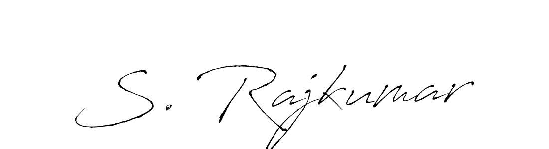 if you are searching for the best signature style for your name S. Rajkumar. so please give up your signature search. here we have designed multiple signature styles  using Antro_Vectra. S. Rajkumar signature style 6 images and pictures png