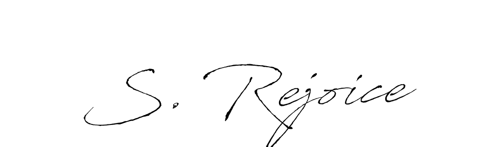 Make a short S. Rejoice signature style. Manage your documents anywhere anytime using Antro_Vectra. Create and add eSignatures, submit forms, share and send files easily. S. Rejoice signature style 6 images and pictures png