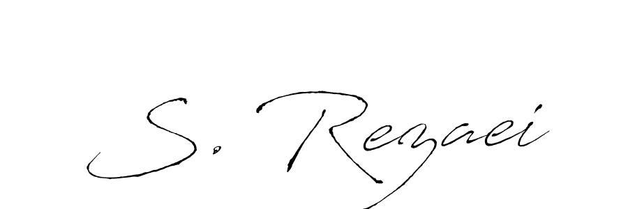 You should practise on your own different ways (Antro_Vectra) to write your name (S. Rezaei) in signature. don't let someone else do it for you. S. Rezaei signature style 6 images and pictures png