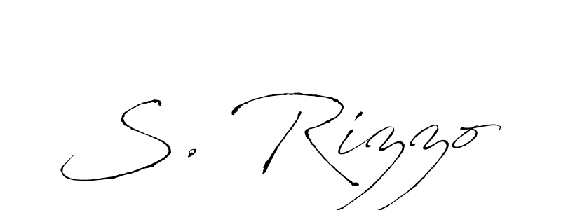 This is the best signature style for the S. Rizzo name. Also you like these signature font (Antro_Vectra). Mix name signature. S. Rizzo signature style 6 images and pictures png