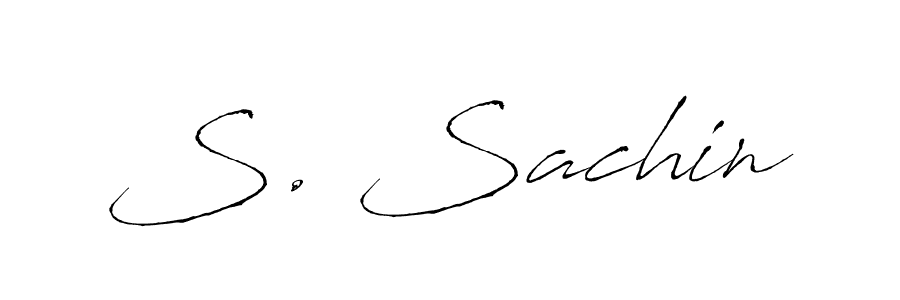 How to Draw S. Sachin signature style? Antro_Vectra is a latest design signature styles for name S. Sachin. S. Sachin signature style 6 images and pictures png