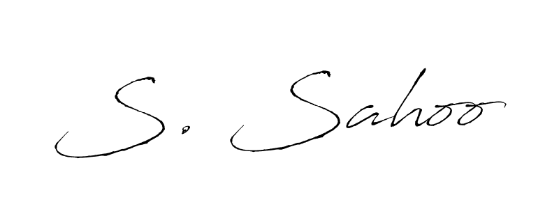 S. Sahoo stylish signature style. Best Handwritten Sign (Antro_Vectra) for my name. Handwritten Signature Collection Ideas for my name S. Sahoo. S. Sahoo signature style 6 images and pictures png