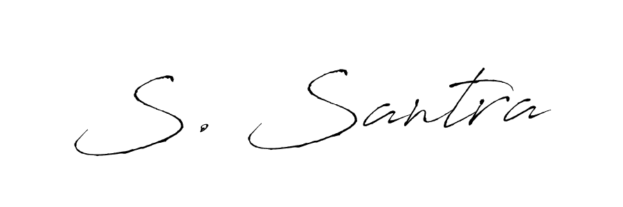 It looks lik you need a new signature style for name S. Santra. Design unique handwritten (Antro_Vectra) signature with our free signature maker in just a few clicks. S. Santra signature style 6 images and pictures png