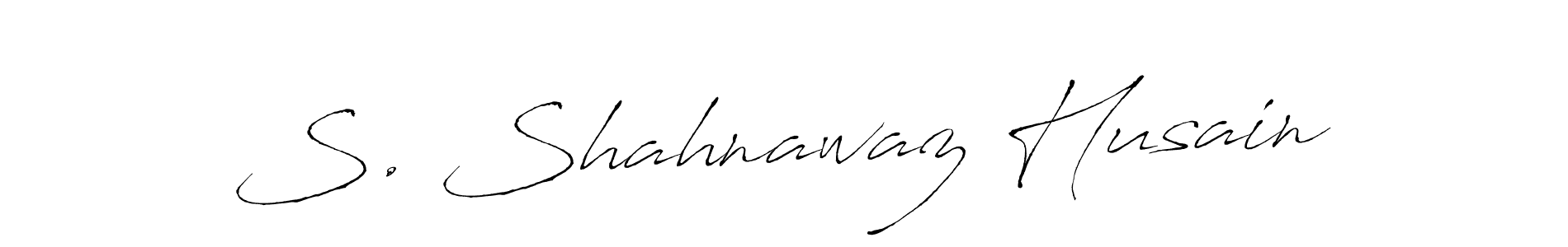 S. Shahnawaz Husain stylish signature style. Best Handwritten Sign (Antro_Vectra) for my name. Handwritten Signature Collection Ideas for my name S. Shahnawaz Husain. S. Shahnawaz Husain signature style 6 images and pictures png