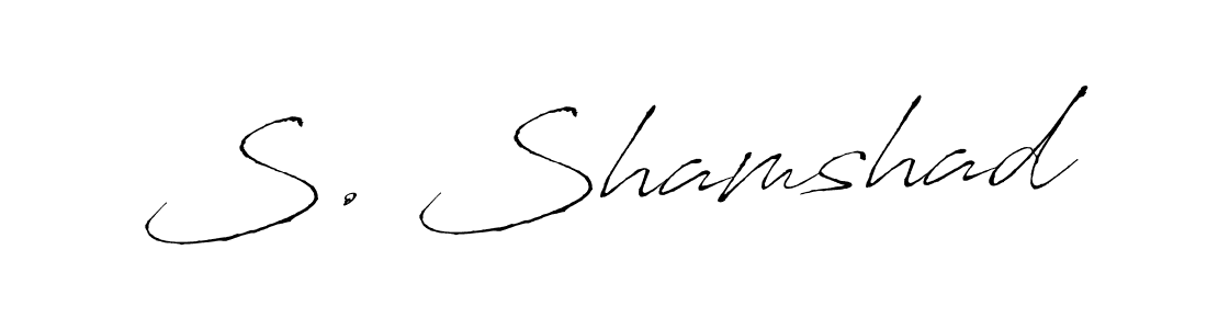 See photos of S. Shamshad official signature by Spectra . Check more albums & portfolios. Read reviews & check more about Antro_Vectra font. S. Shamshad signature style 6 images and pictures png