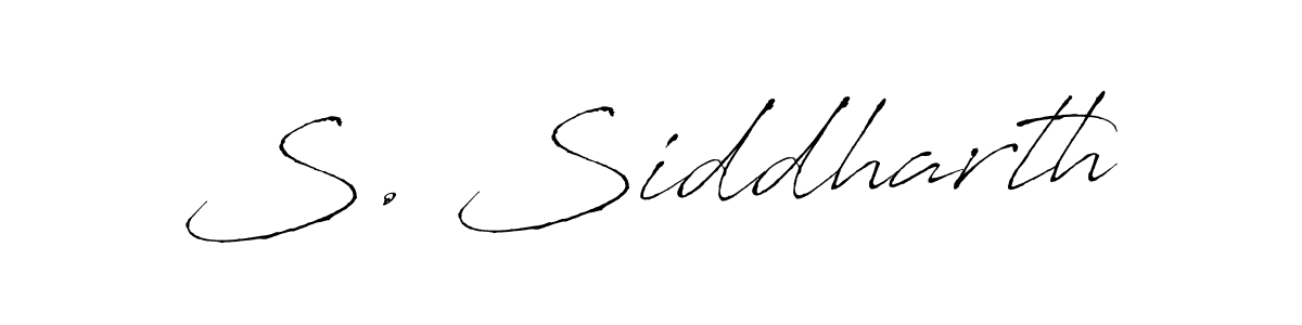 Also we have S. Siddharth name is the best signature style. Create professional handwritten signature collection using Antro_Vectra autograph style. S. Siddharth signature style 6 images and pictures png