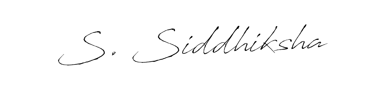 Similarly Antro_Vectra is the best handwritten signature design. Signature creator online .You can use it as an online autograph creator for name S. Siddhiksha. S. Siddhiksha signature style 6 images and pictures png