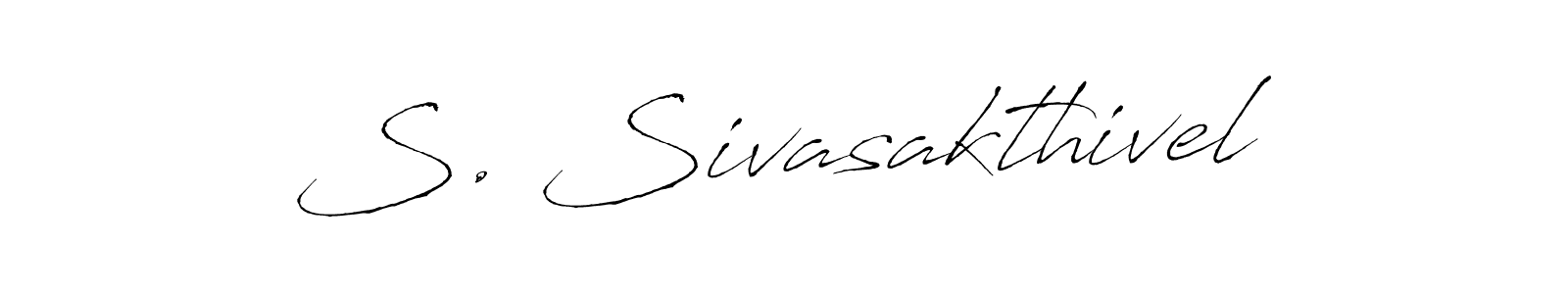 Similarly Antro_Vectra is the best handwritten signature design. Signature creator online .You can use it as an online autograph creator for name S. Sivasakthivel. S. Sivasakthivel signature style 6 images and pictures png