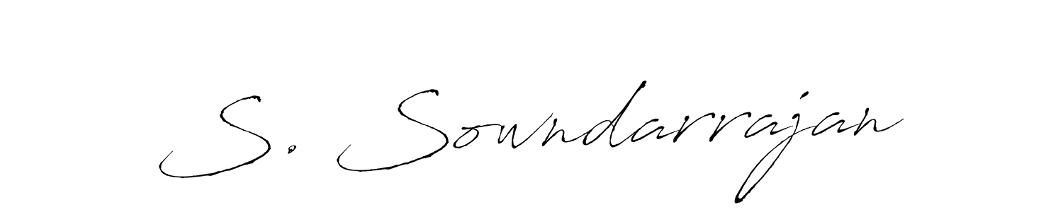 Make a beautiful signature design for name S. Sowndarrajan. Use this online signature maker to create a handwritten signature for free. S. Sowndarrajan signature style 6 images and pictures png