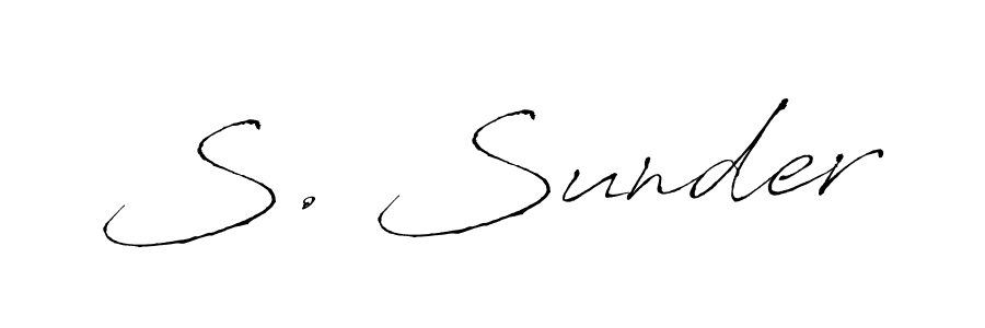 You can use this online signature creator to create a handwritten signature for the name S. Sunder. This is the best online autograph maker. S. Sunder signature style 6 images and pictures png