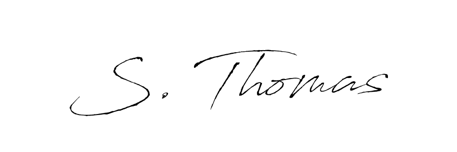 Also You can easily find your signature by using the search form. We will create S. Thomas name handwritten signature images for you free of cost using Antro_Vectra sign style. S. Thomas signature style 6 images and pictures png