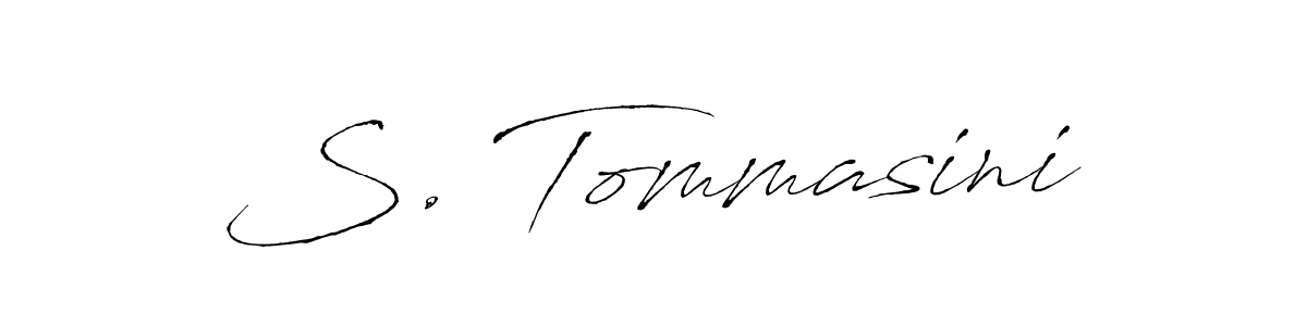 How to Draw S. Tommasini signature style? Antro_Vectra is a latest design signature styles for name S. Tommasini. S. Tommasini signature style 6 images and pictures png