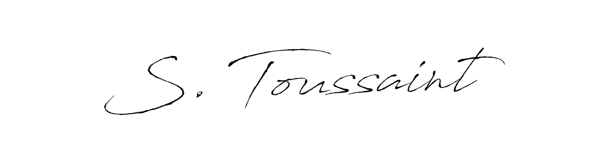 Best and Professional Signature Style for S. Toussaint. Antro_Vectra Best Signature Style Collection. S. Toussaint signature style 6 images and pictures png