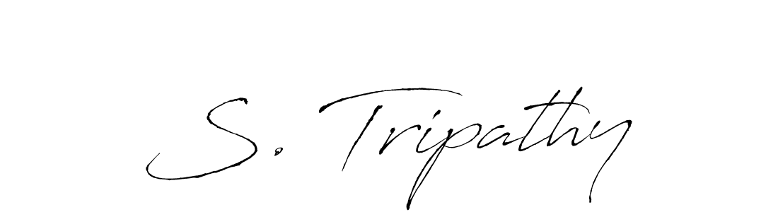 This is the best signature style for the S. Tripathy name. Also you like these signature font (Antro_Vectra). Mix name signature. S. Tripathy signature style 6 images and pictures png