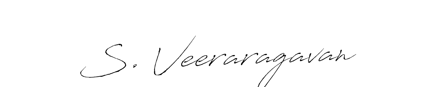 Use a signature maker to create a handwritten signature online. With this signature software, you can design (Antro_Vectra) your own signature for name S. Veeraragavan. S. Veeraragavan signature style 6 images and pictures png