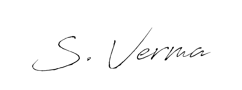 Make a short S. Verma signature style. Manage your documents anywhere anytime using Antro_Vectra. Create and add eSignatures, submit forms, share and send files easily. S. Verma signature style 6 images and pictures png