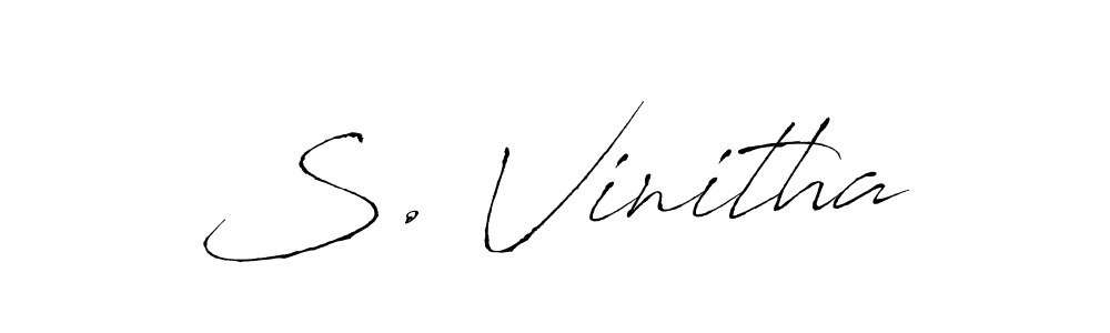 Also we have S. Vinitha name is the best signature style. Create professional handwritten signature collection using Antro_Vectra autograph style. S. Vinitha signature style 6 images and pictures png