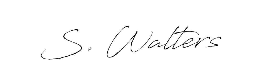 Best and Professional Signature Style for S. Walters. Antro_Vectra Best Signature Style Collection. S. Walters signature style 6 images and pictures png