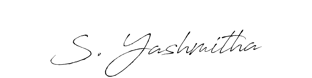 This is the best signature style for the S. Yashmitha name. Also you like these signature font (Antro_Vectra). Mix name signature. S. Yashmitha signature style 6 images and pictures png