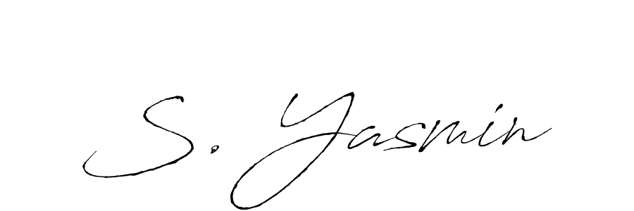 Make a beautiful signature design for name S. Yasmin. Use this online signature maker to create a handwritten signature for free. S. Yasmin signature style 6 images and pictures png