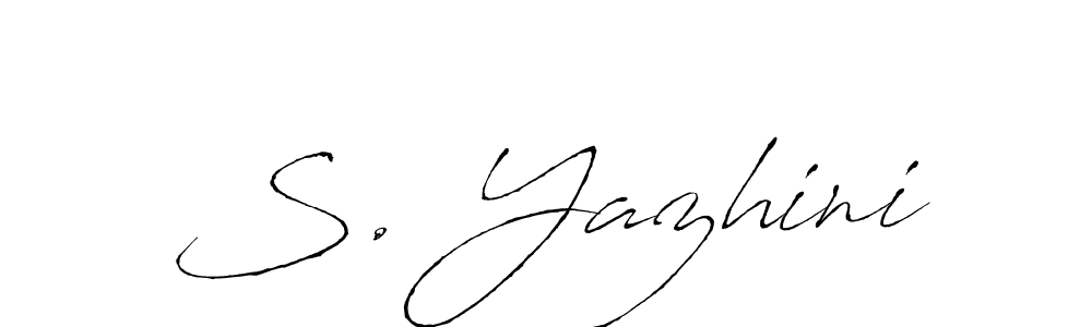 You can use this online signature creator to create a handwritten signature for the name S. Yazhini. This is the best online autograph maker. S. Yazhini signature style 6 images and pictures png