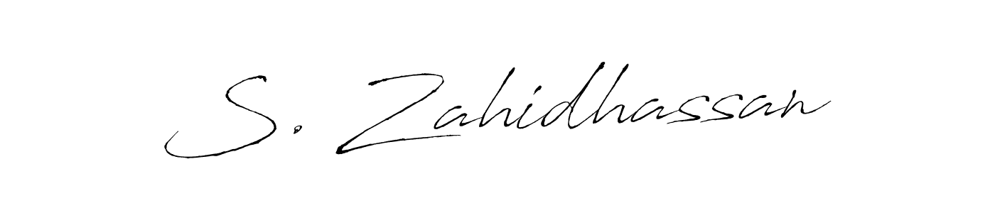 Similarly Antro_Vectra is the best handwritten signature design. Signature creator online .You can use it as an online autograph creator for name S. Zahidhassan. S. Zahidhassan signature style 6 images and pictures png